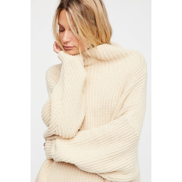 Free People cream swim too deep sweater - Picture 6 of 6